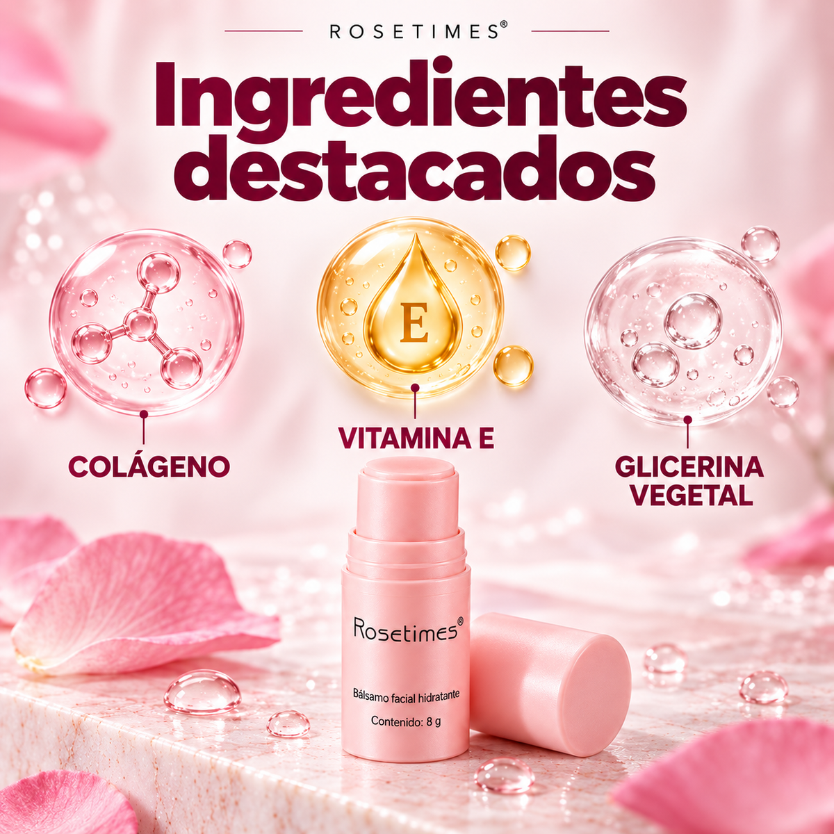 Balsamo Facial Rosetimes Antiarrugas