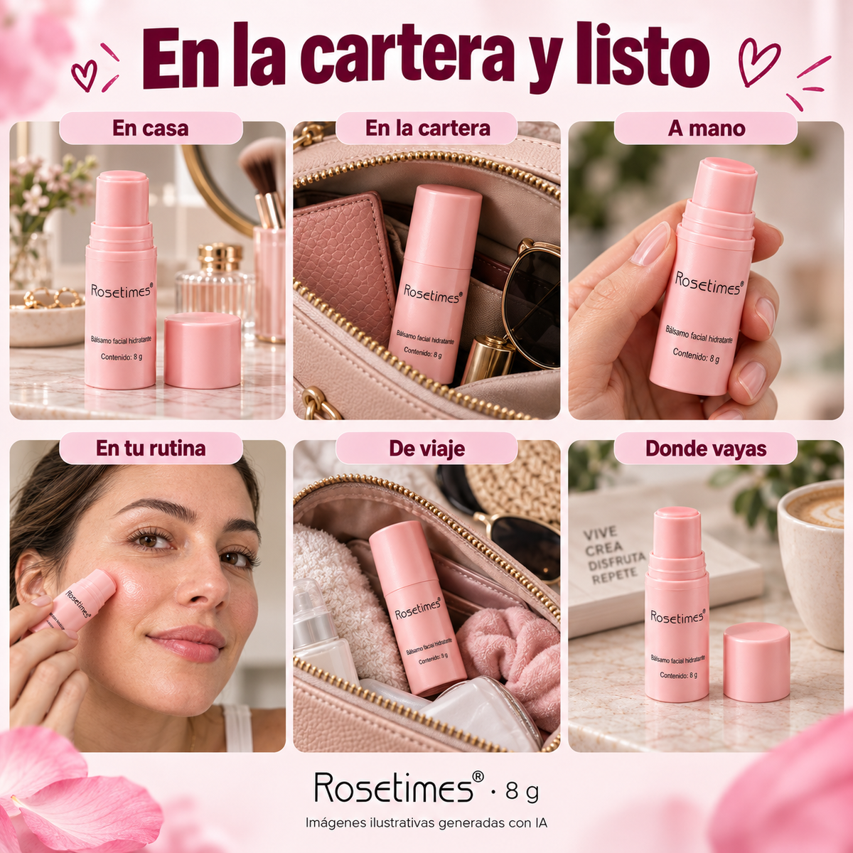 Balsamo Facial Rosetimes Antiarrugas